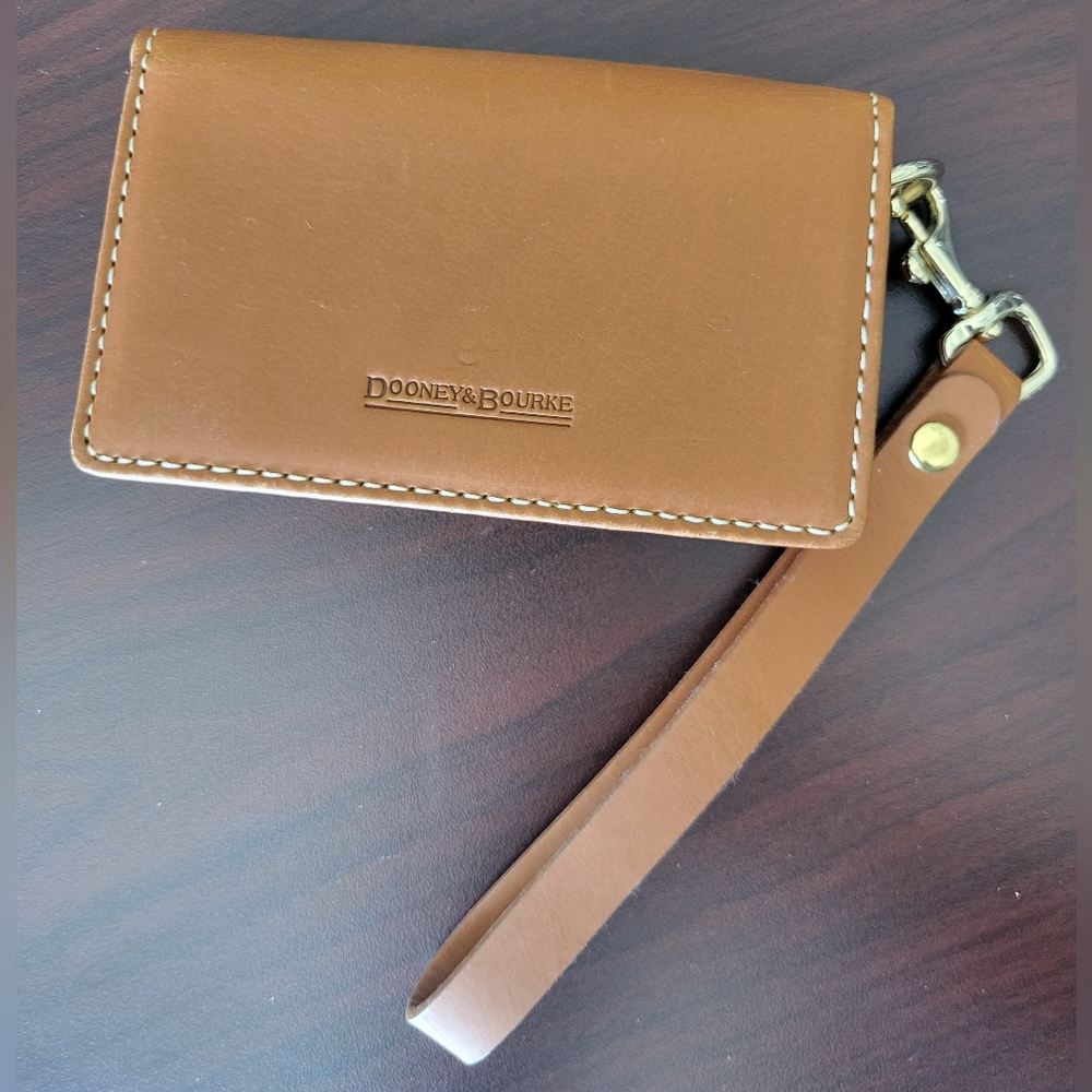 Dooney & Bourke Tan Leather Wristlet